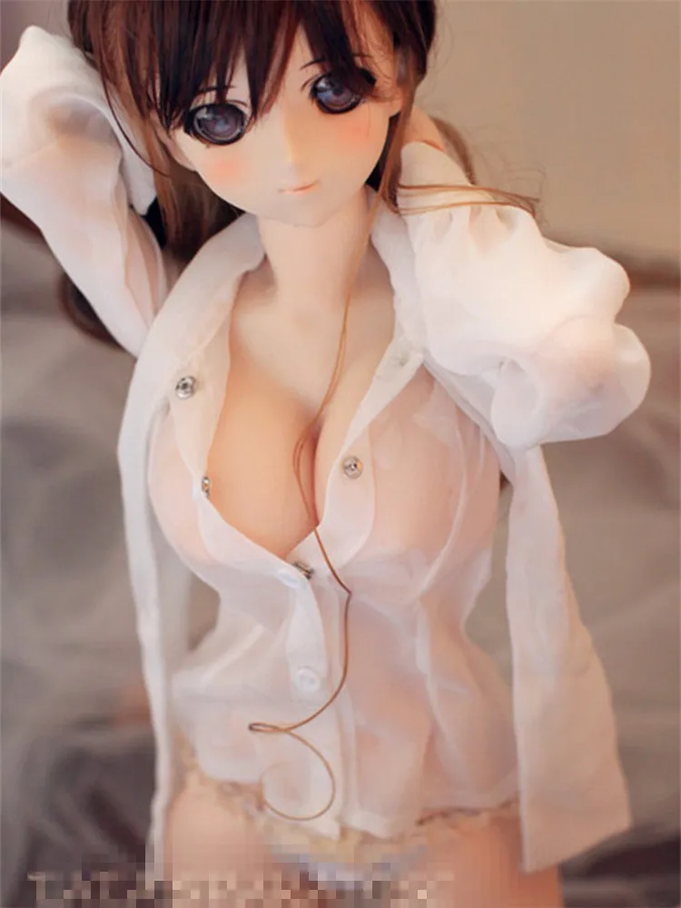 BJD 1/4 1/3 레이스업 셔츠, SD10/13, SD16 인형 의류, 커스텀 CWB69