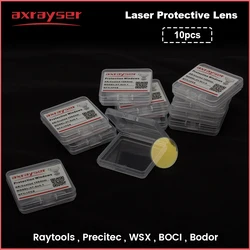 10PCS Laser Lens Protective Windows 18x2 20x3 7.9x4.1 37x7 Protection Glasses for WSX Precitec Raytools WSX Bodor Laser Head