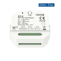 DALI AC Triac Dimmer DT-C With Push Switch Dimming Trailing DT4 Edge Dimmer for Single Color Dimmable LED Lamps AC100-240V 360W