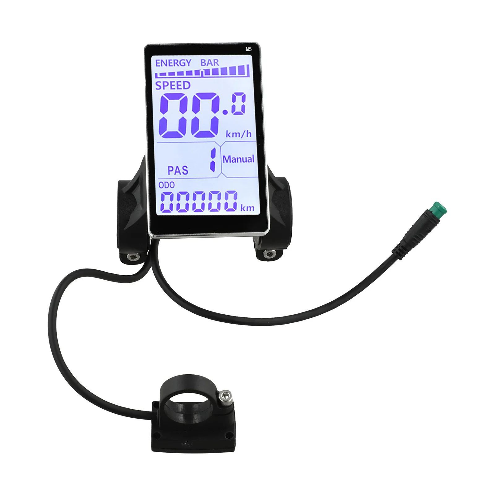 

For Cycling Electric Bike Display 24V 36V 48V Display Black Waterproof Cable Installation Friendly Lightweight Compact Design