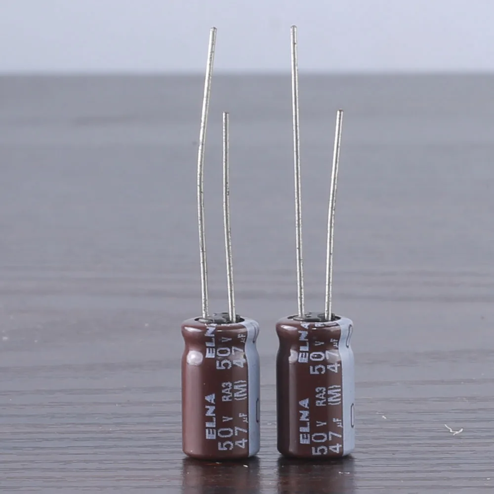 

10pcs Japan ELNA RA3 47UF 50v 47mfd Audio Capacitor for audio equipment 5*11mm