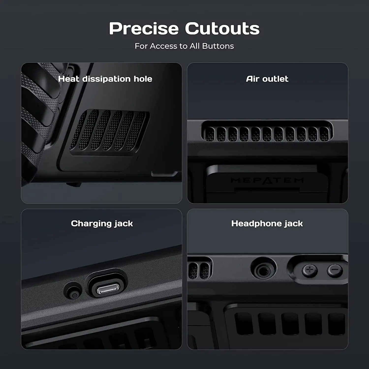 3 in 1 Protective Case With Kickstand and Front Cover For Steam Deck, TPU Modcase For Valve Steam Deck, Steam Deck Accessories