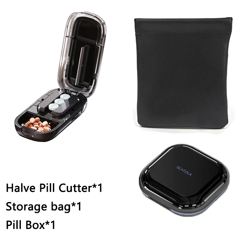 3PCS BLACK Halve