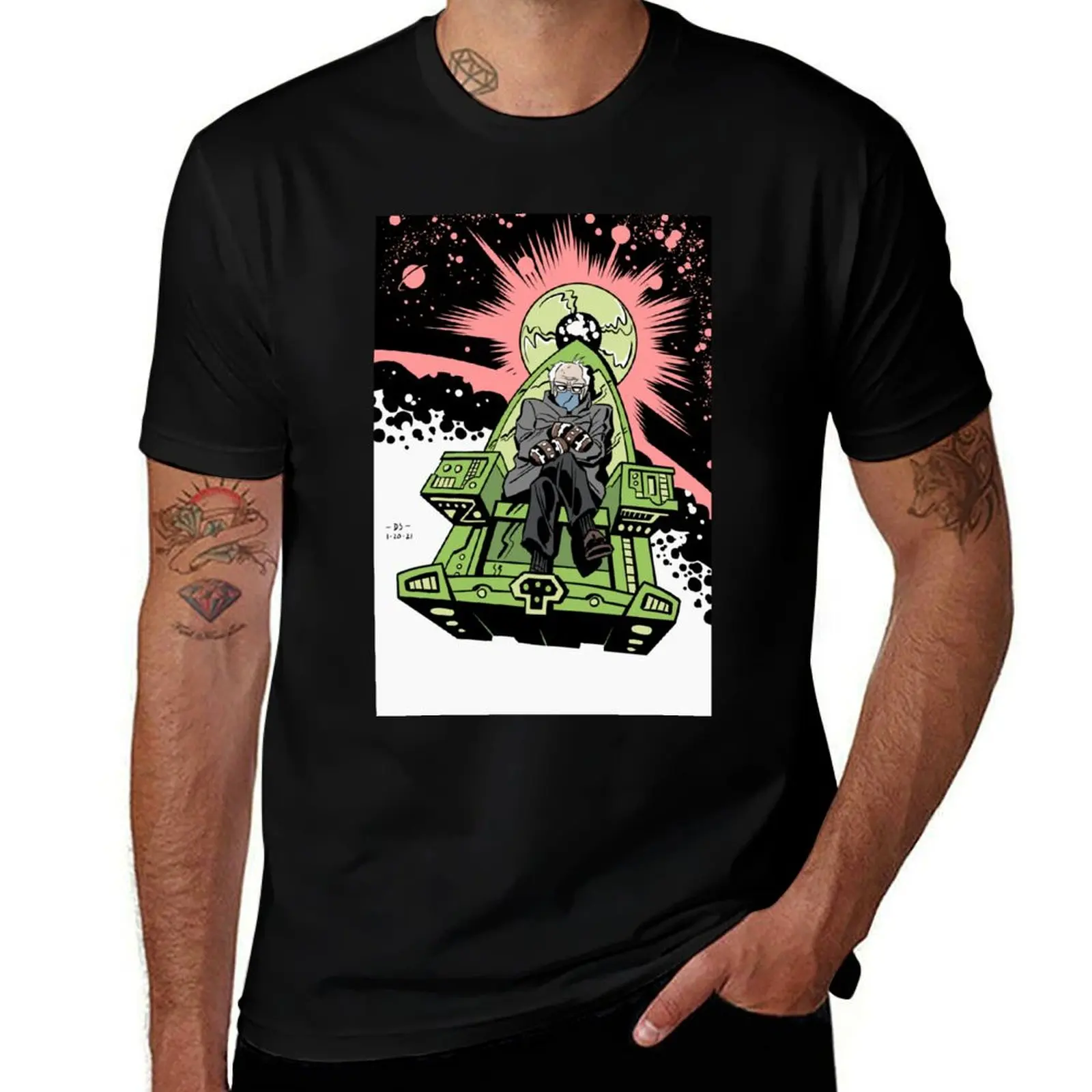 BERNTRON COSMIC T-Shirt Thanksgiving Casual Tee T-Shirt