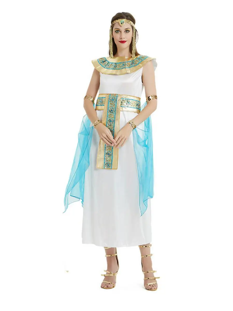 Nuevo disfraz de juego de rol de Reina de Halloween, traje de actuación, traje antiguo de Reina Beau Godd, puesta en escena, ropa de mujer