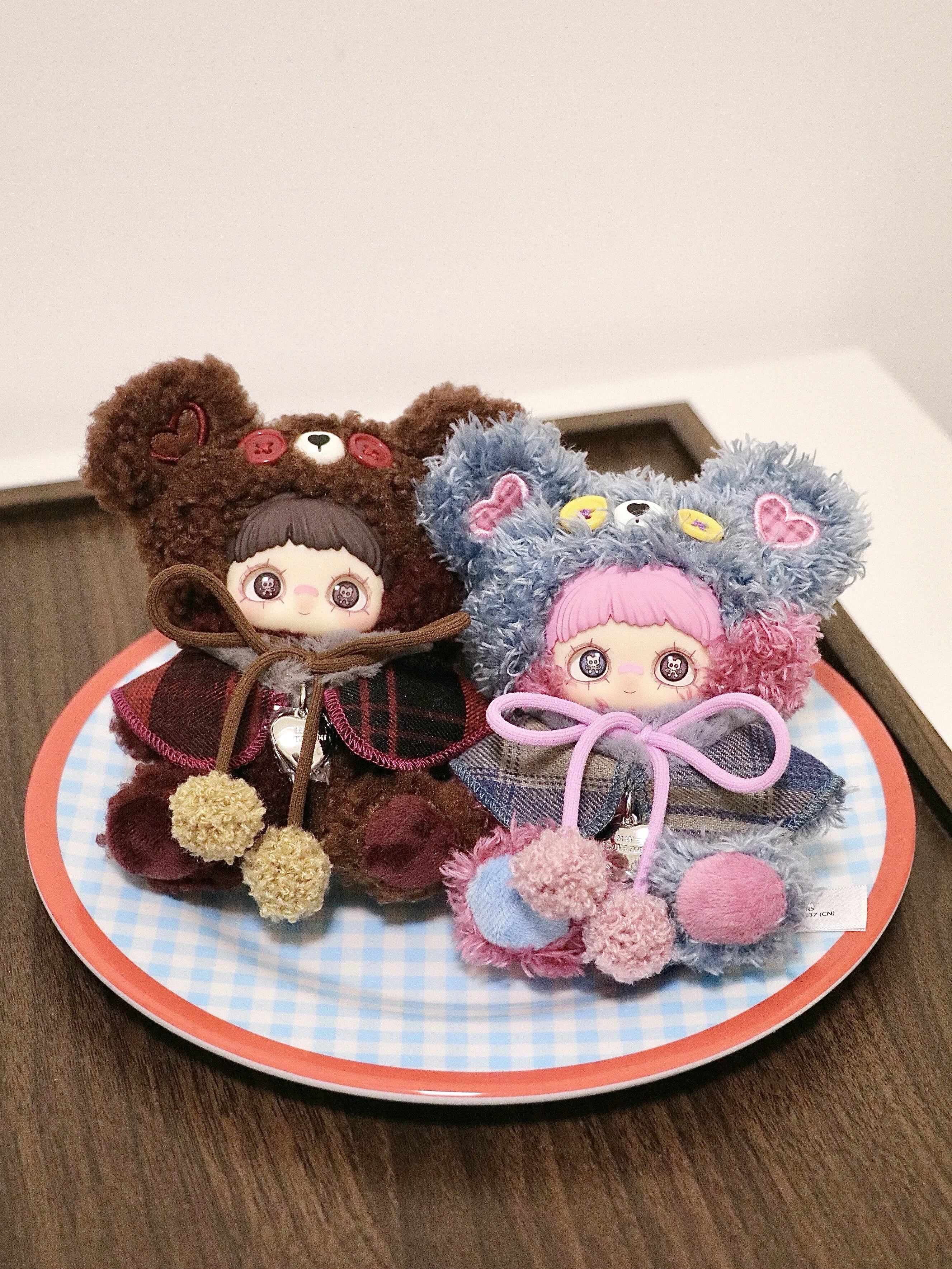 В наличии подлинный Maymei Tiny Bear Cookie Series слепая коробка брелок виниловые куклы с лицом аниме фигурка кавайные куклы игрушки подарок на Новый год