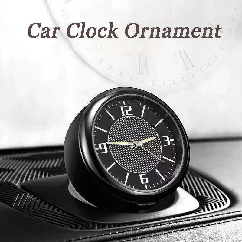 

New Car Clock Ornaments Auto Watch Air Vents Outlet Clip Mini Decoration Automotive Dashboard Time Display Clock Car Accessories