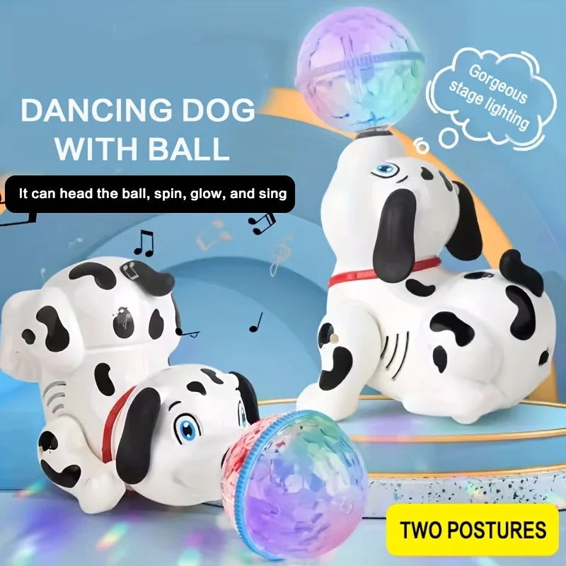 Musical Dancing Dog Toy – Electric Puppy That Sings, Spins & Moves, Fun Sensory Toy for Infants & Kids