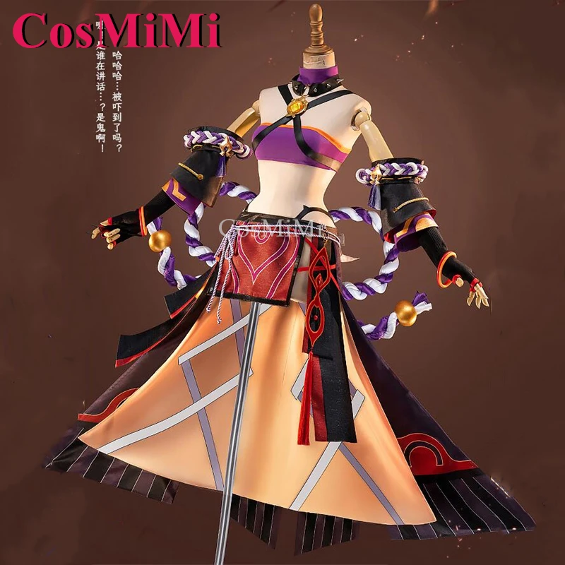 CosMiMi Arataki Itto Cosplay Game Genshin Impact Costume Elegant Sweet Sex Change Outfit Carnival Party Role Play Clothing S-XL