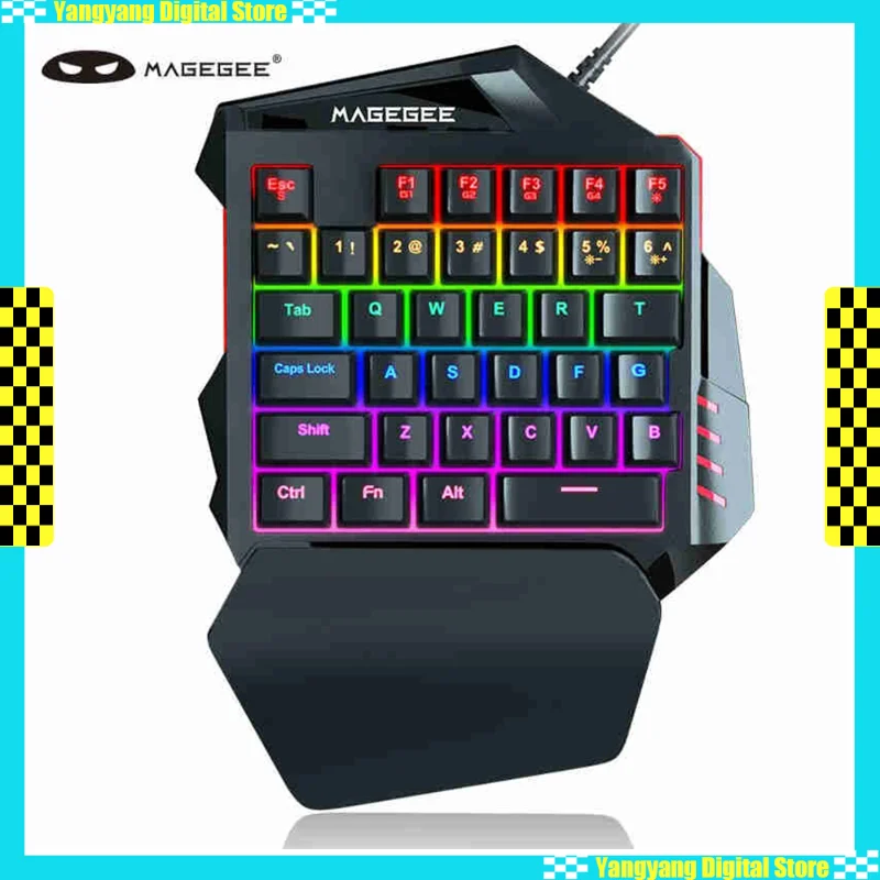 

MageGee Tomahawk One-handed Left Hand Mechanical Keyboard E-sports Gaming Computer External Keyboard Mini Keyboard