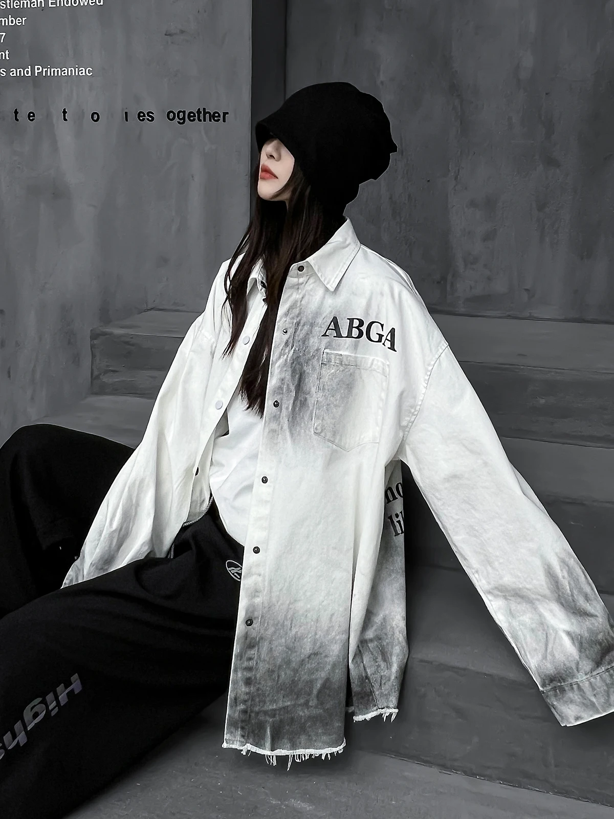 

Стильная женская свободная рубашка с длинным рукавом, новинка весенней коллекции, размер M, модная верхняя одежда из хлопка, удобная и дышащая