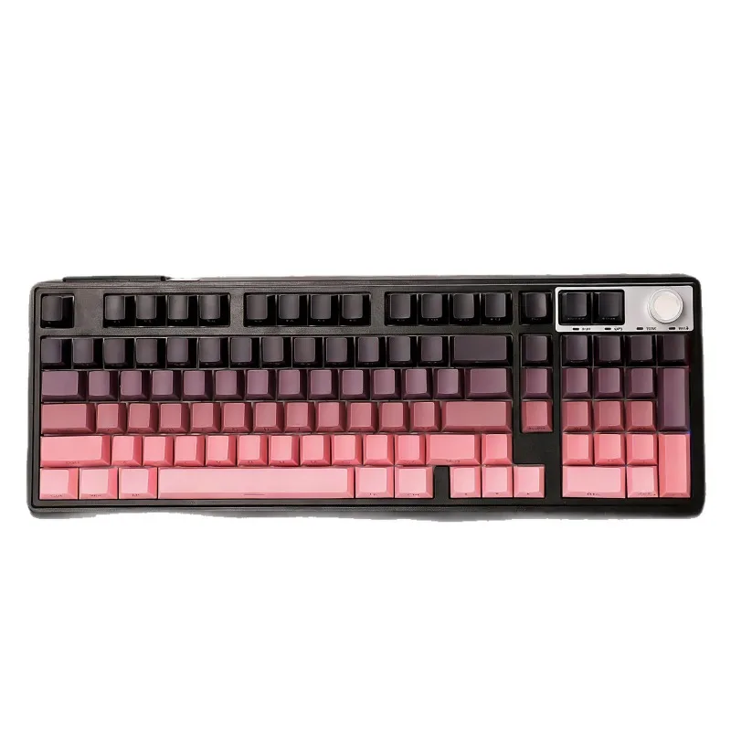 H102 wireless three-mode mechanical keyboard green axis two-color injection molding durable wear-resistant RGB