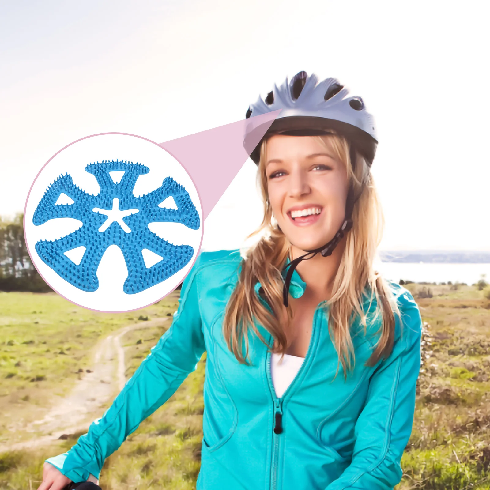 

Inner Pad Silicone Breathable Protective Cushion Shockproof Liner Lightweight Comfortable Cushion for Cycling