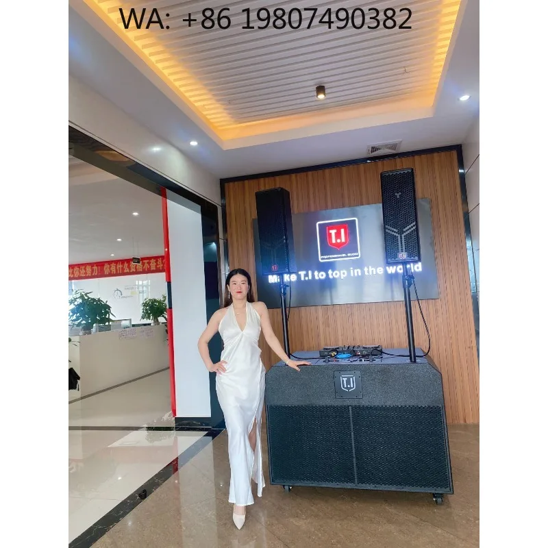2025 New DJ Sound System Set, Mobile Controller and Mixer Combo Professional Audio Equipment for Live Stage Performances