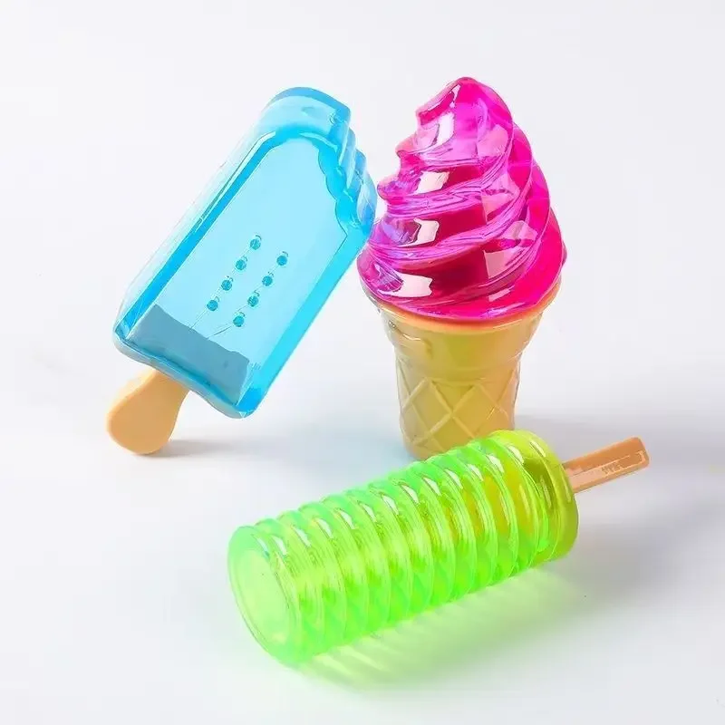 Honden speeltje voor de zomer, verkoelend, bevroren, van TPR rubber, kauwbestendig, herbruikbaar, ijsjesvormig, voor huisdierbenodigdheden.