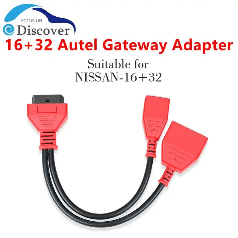 Autel Gateway Adapter For Nissan 16+32 Sylphy Key No Need Password Work With IM608/IM508/Lonsdor K518 OBD2 Adapters