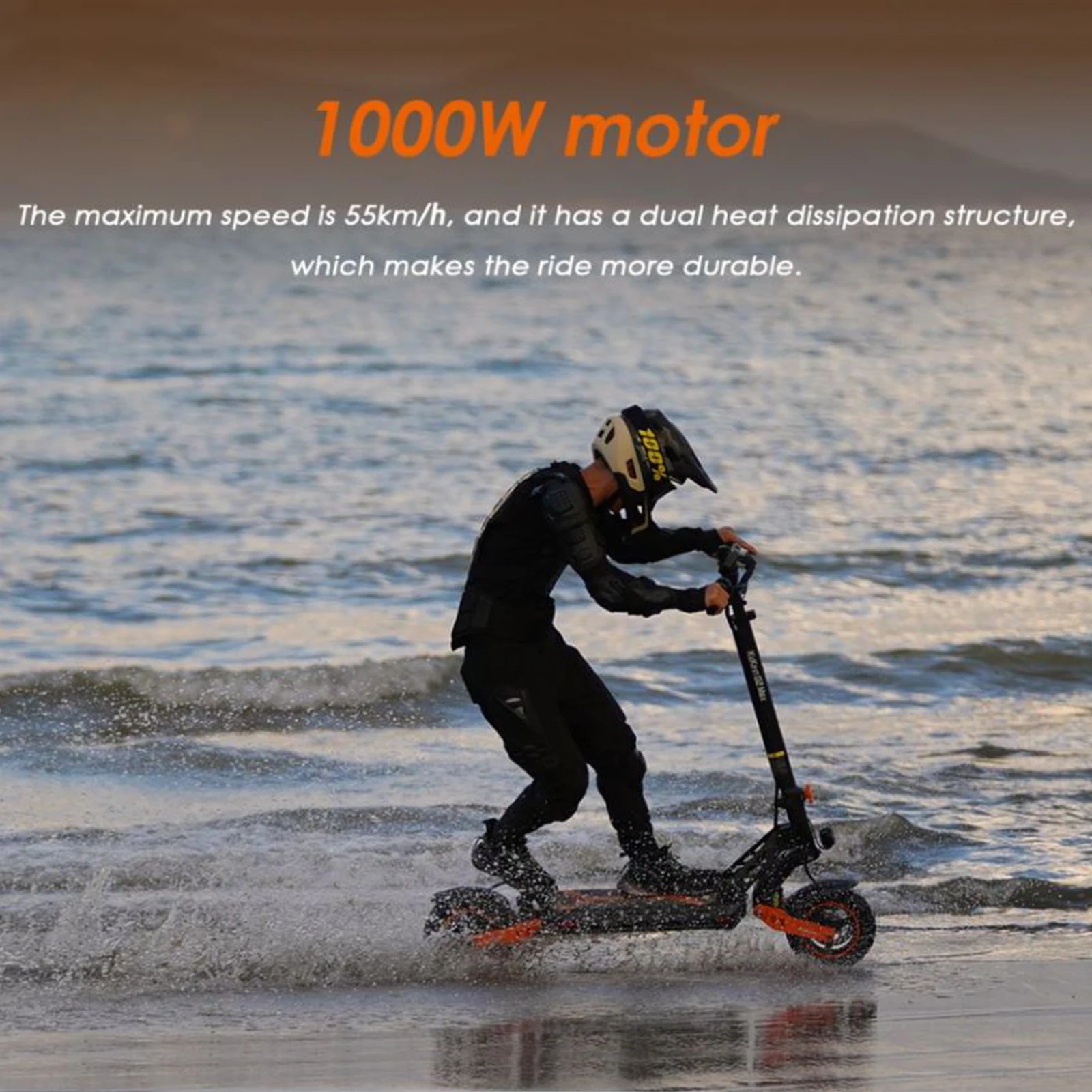 KuKirin G2 Max Adult Electric Scooter 2000W Powerful Motor 52V 20.8AH 60KM/H Long Range 70KM Off-road Scooter Foldable