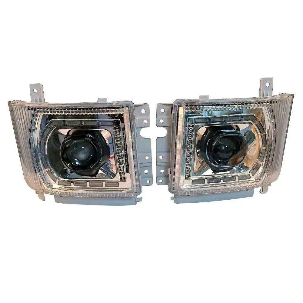 

A Pair Headlights With Lens For Isuzu ELF 700P Truck 8-98098479-1 8-98098480-0 8980984822 898098481 Daytime Running Light