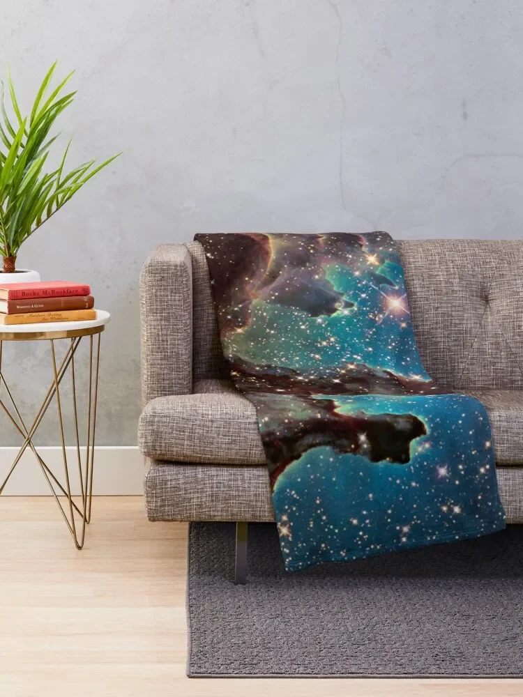 Pillars of creation - Eagle Nebula Throw Blanket Heavy Large valentine gift ideas Blankets