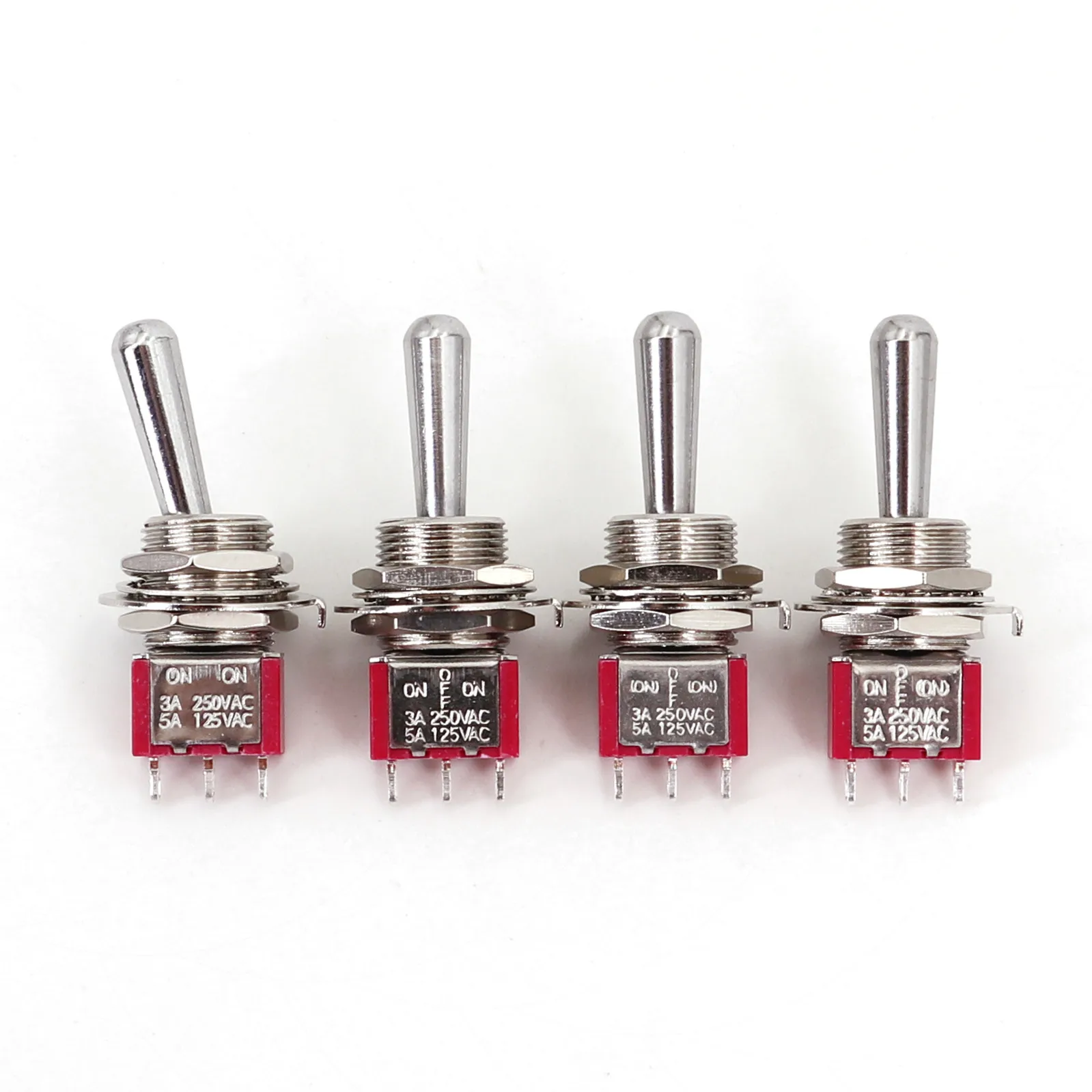 5Pcs Salecom T80-T Z1 Series Large Long Handle Mixed Models 3-Pin SPDT Mini Toggle Switch