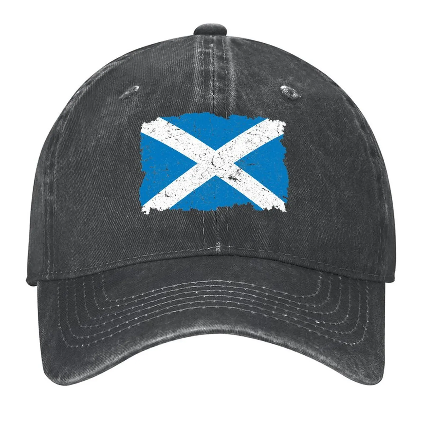 

Vintage Scotland Flag - Retro Scottish Flag Baseball Cap Hat Man Luxury |-F-| Anime tea Hat Women Caps Men's