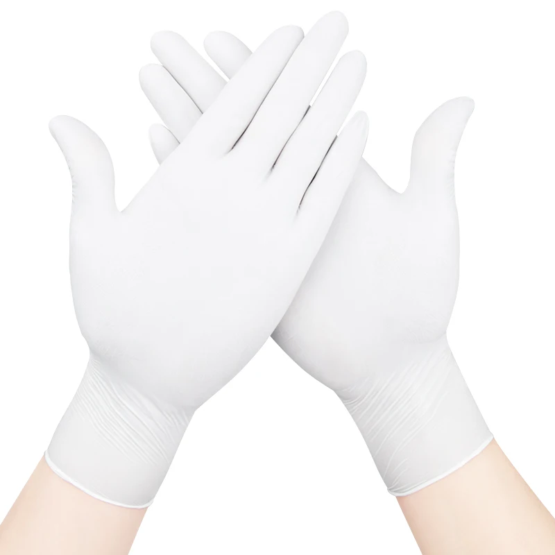 9 inch 100pcs Examination Powder Free Nitrile Gloves Powder Free Disposable Nitrile Gloves