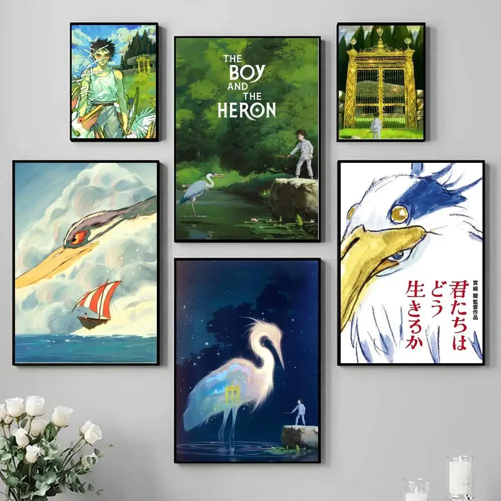Poster Self-adhesive Art Waterproof Paper Sticker Coffee House Bar Room Anime Movie The B-BoyS and the H-Heron  Wall Decor