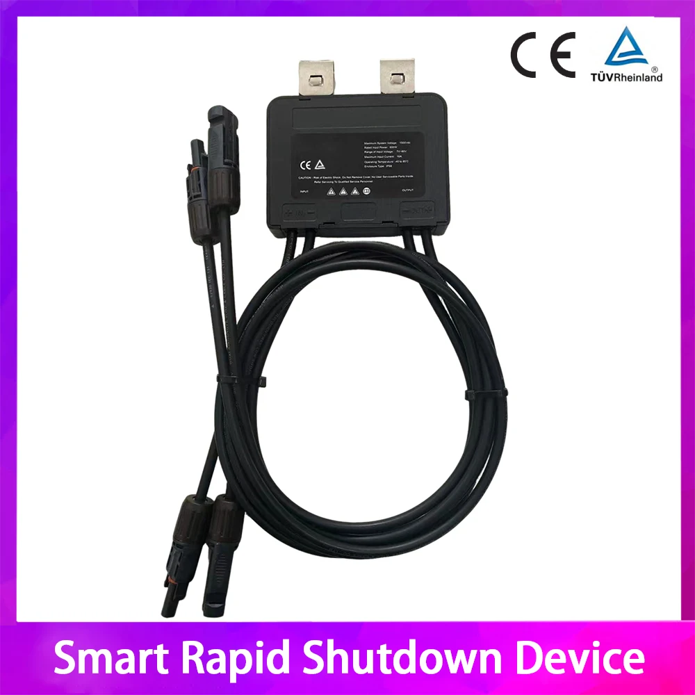 PV Rapid Shutdown Smart rapid shutdown device PV-BK2T must be used with Contol BoX together solar panel rapid shutdown device