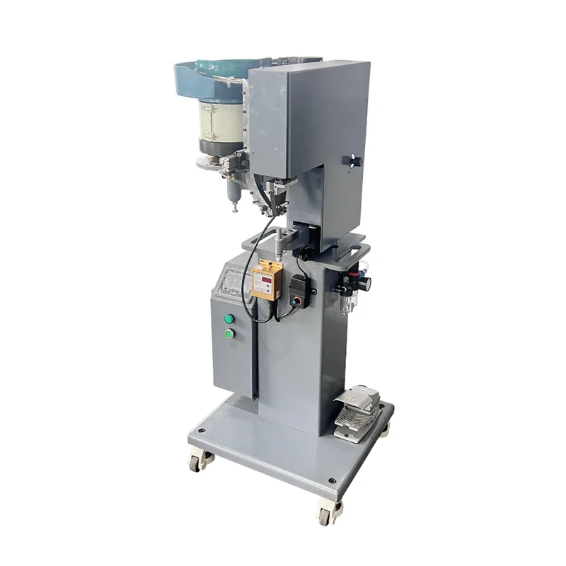JZ-989DS-1 Shoe Making Machine Automatic D-Ring Hook Clinching Machine for Labor Shoe