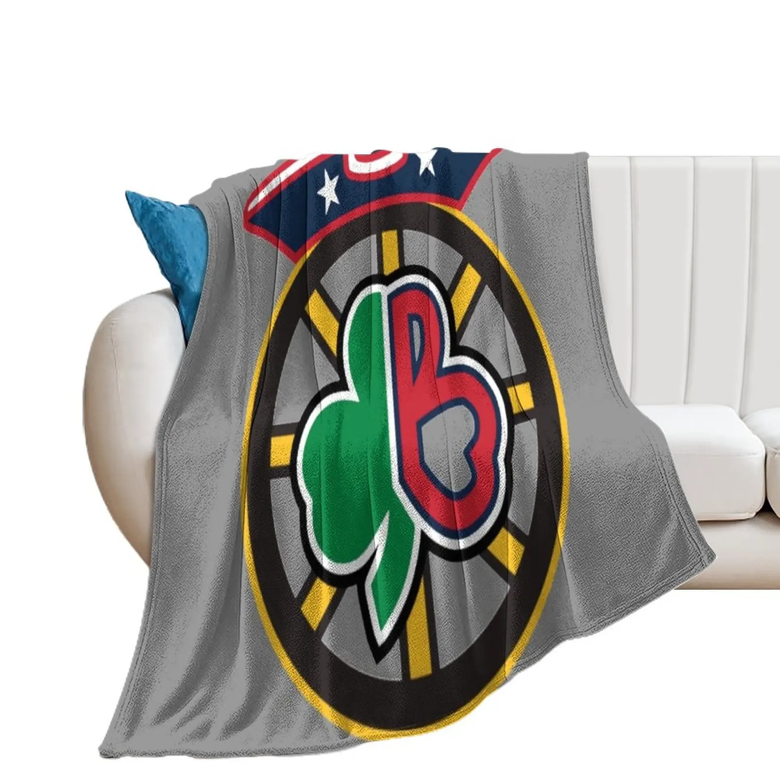 

Boston Sports Throw Blanket Flannels Decorative Sofa heavy to sleep Blankets