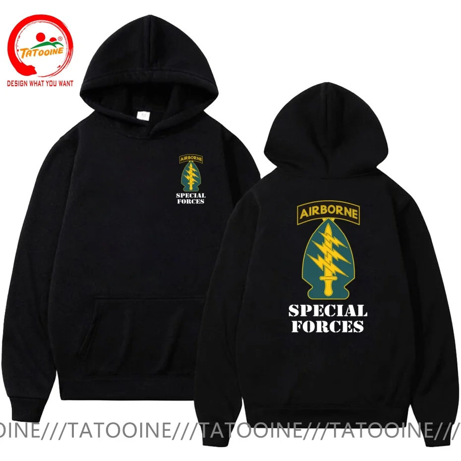 US Army Airborne Special Forces Unit T Shirt Men Fashion Trendy Casual Clothing Stylish Tops Tee Shirt Leisure Tshirt Men's