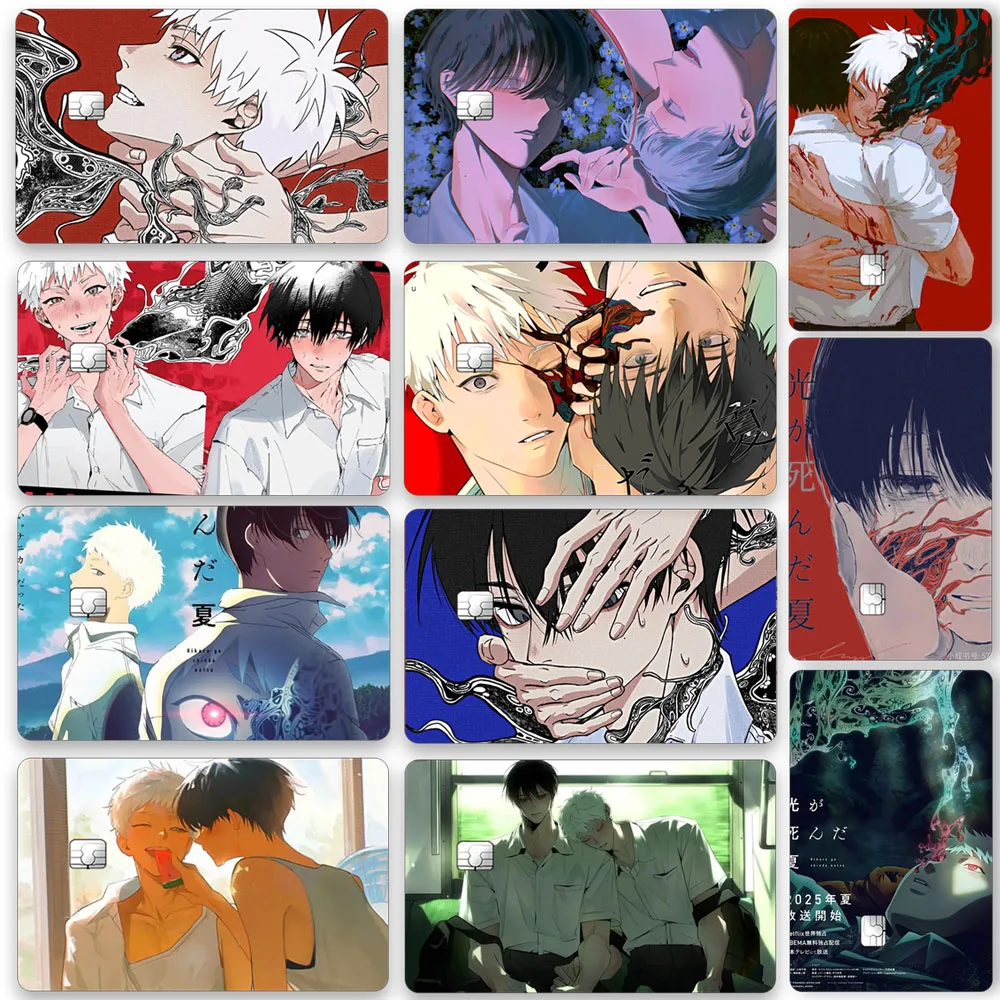 

Летняя наклейка на карту Hikaru Died, студенческая аниме-фигурка из мультфильма, идентификационный сертификат, декоративная нашивка, кавайный чип, фестиваль метро, подарок