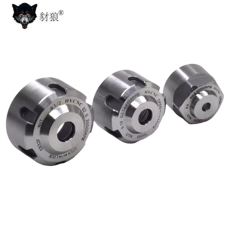 ER Mudproof Nut ER11 ER16 ER20 ER25 ER32 Nut Dustproof Nut ER Waterproof Nut Mudproof Nut Tool Holder Bracket Tool Collet Chuck