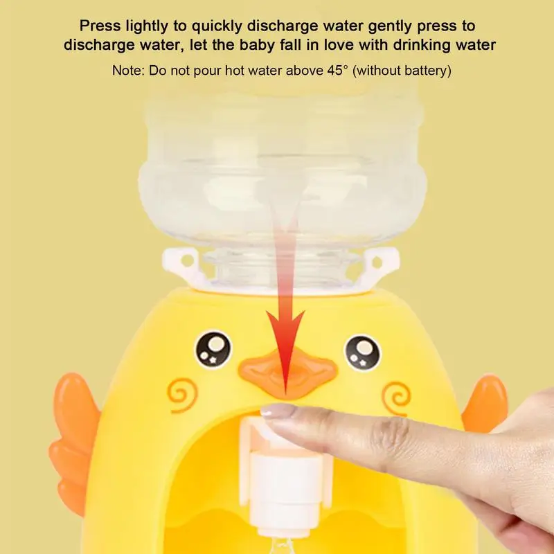 Cute Animal Simulation Drinking Fountain Desk Water Dispenser Decor Ornaments Childrens Mini Water Dispenser For Role Play Props