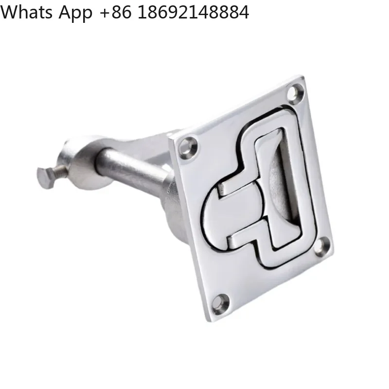 Square Floor Lock for Yacht Hardware Accessories 316 Stainless Steel Square Floor Buckle