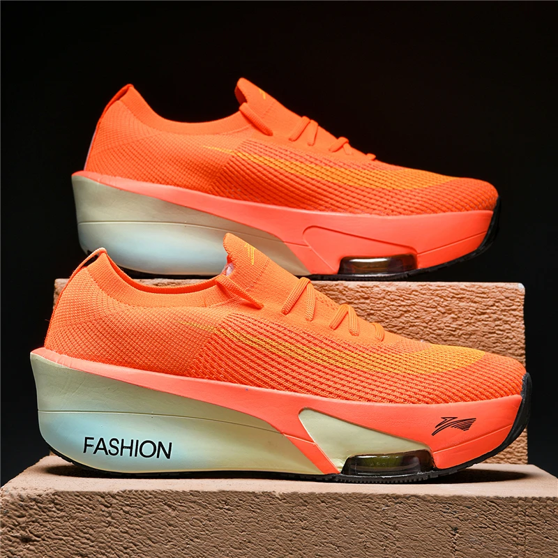 

Spring New Low Cut Outdoor Mens and Womens Sports Shoes Support Marathon Training Running Shoes Daily Breathable Walking Shoes