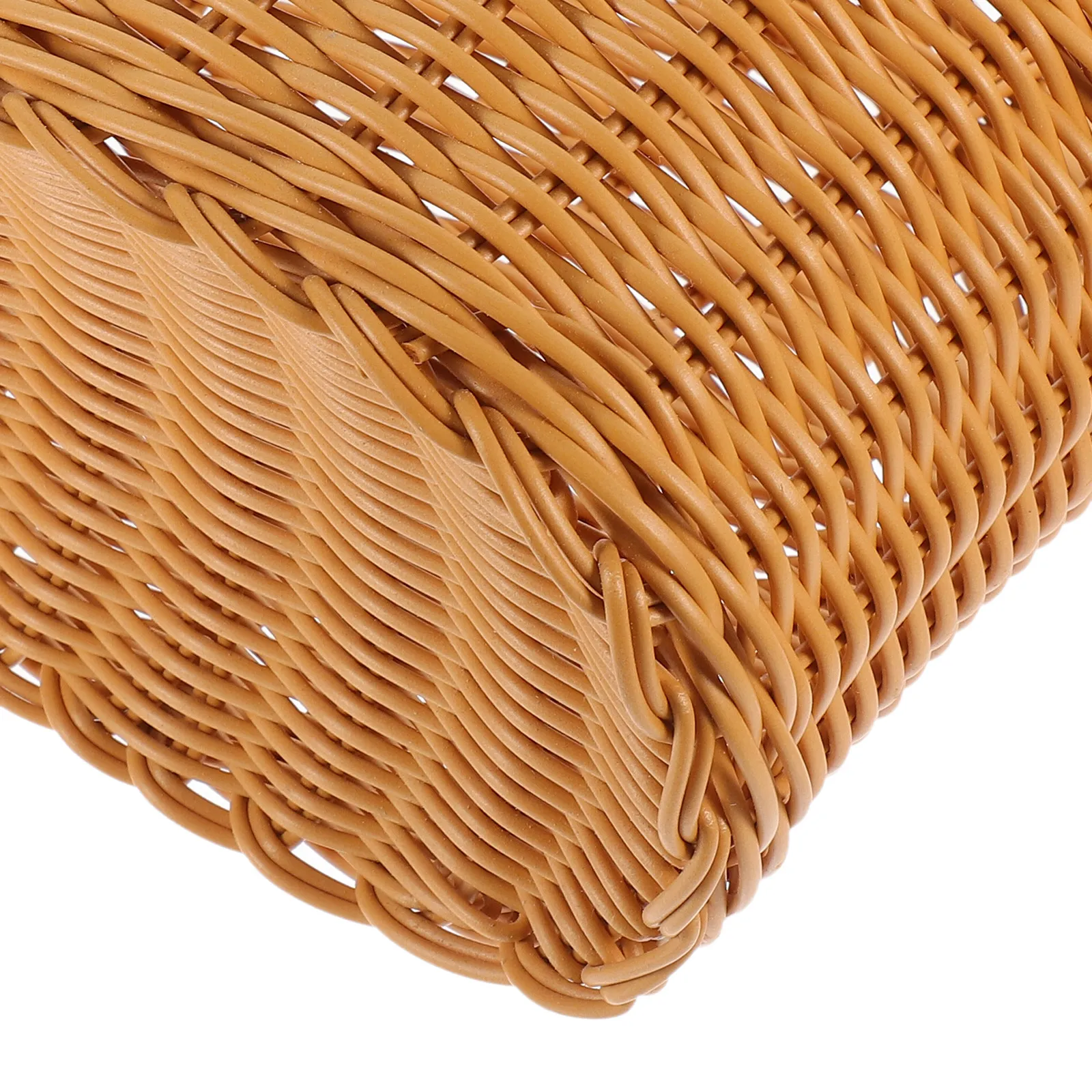 2Pcs Hanging Woven Basket Small Wall Hanging Storage Basket for Flowers Plants Sundries Decorative Kitchen Balcony Indoor