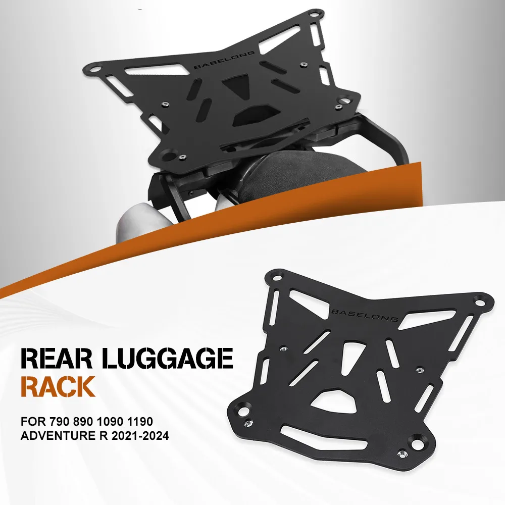 FOR 790 890 1090 1190 Adventure R 2021-2022-2023-2024 Rear Case Bracket Saddlebag Rack Carrier Top Box Luggage Holder Support