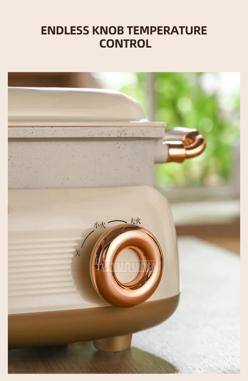 

6л горячая кастрюля с двойным вкусом, портативная мультиварка большой емкости, бытовая электрическая горячая кастрюля Electroménager De Cuisine