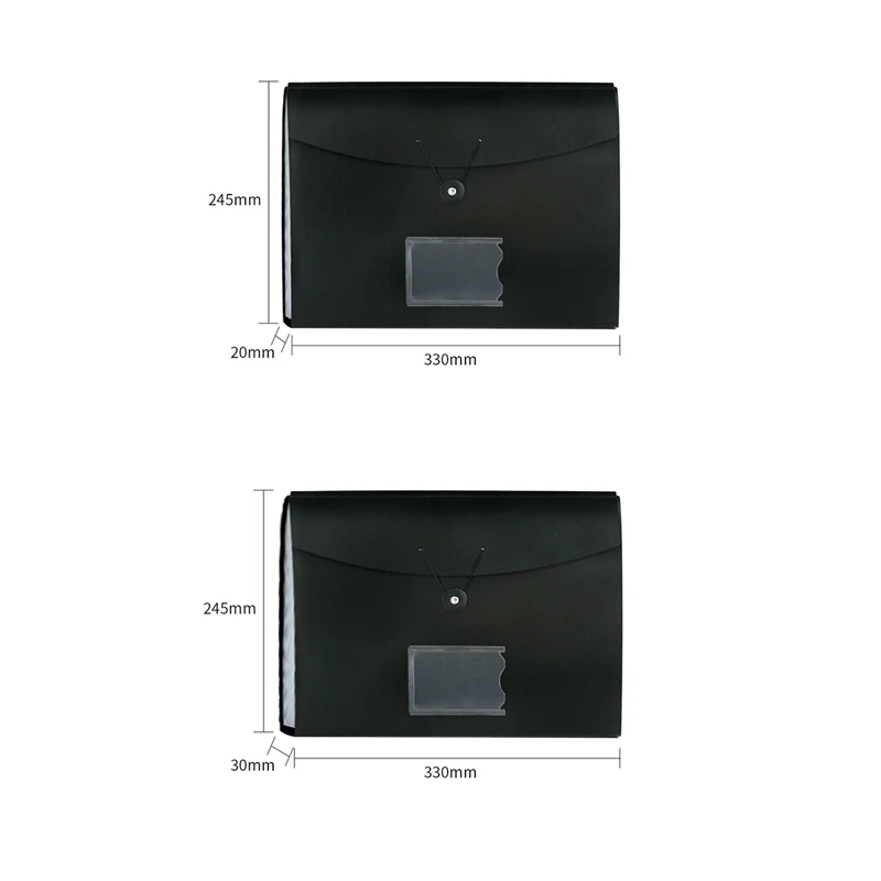 Accordian-Classeur Extensible en Plastique Durable et Facile à Utiliser