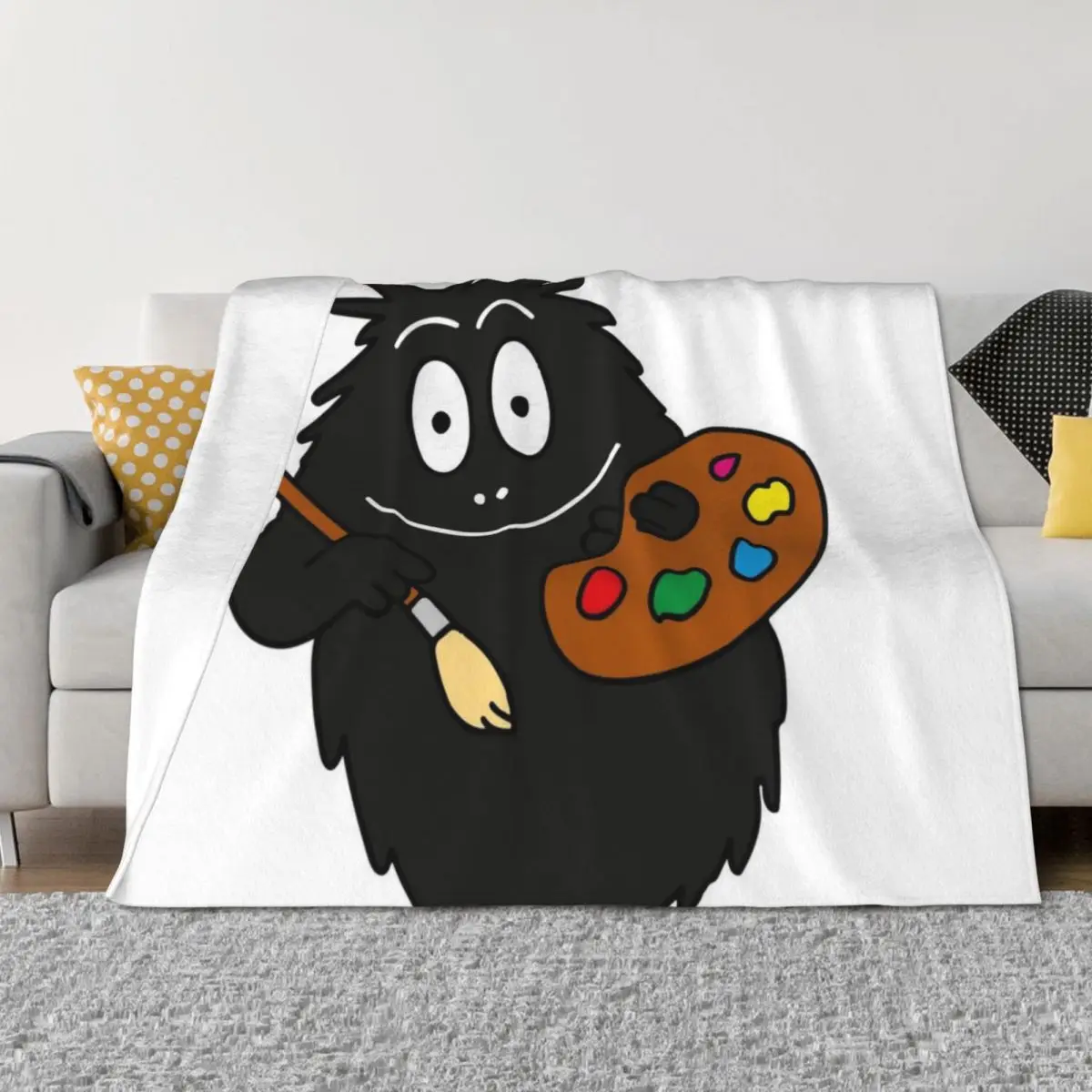 

Funny Barbapapa - BarbabeauFUNNY Barbabeau Throw Blanket Vintage Loose Quilt Softest Blankets