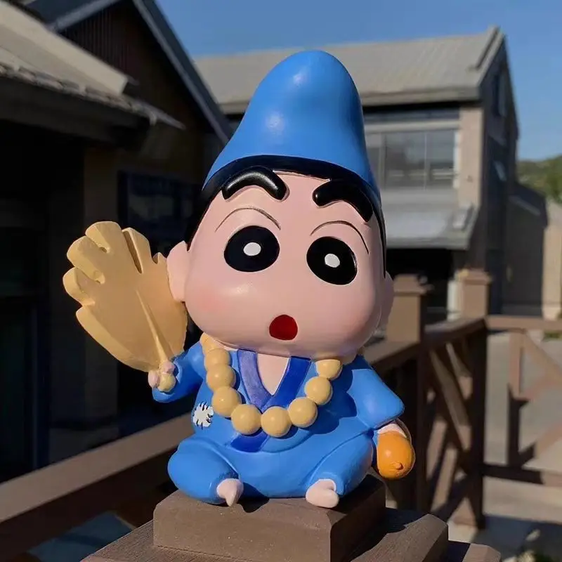 Anime Crayon Shin-chan Q Versie kawaii zithouding Action Figure PVC Model Standbeeld Speelgoed pop Auto ornamenten Collectie Geschenken