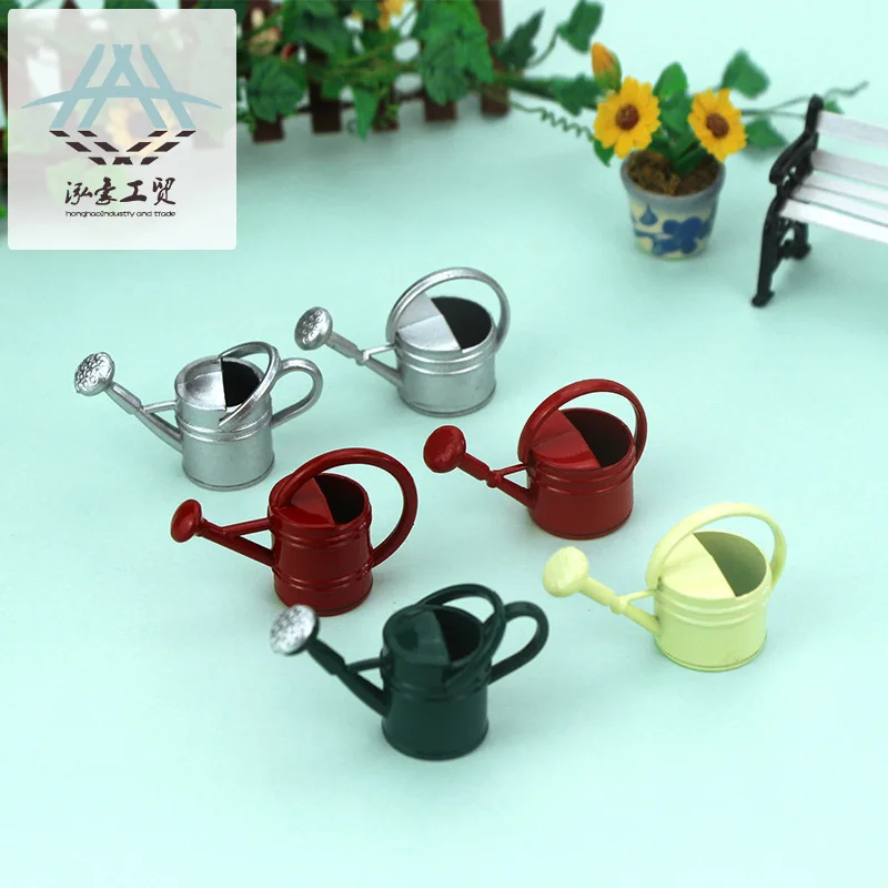 

1:12 Micro-scene Decoration Dollhouse Miniature Food Play Scene Model Miniature Garden Watering Can Doll House Accessories Toys