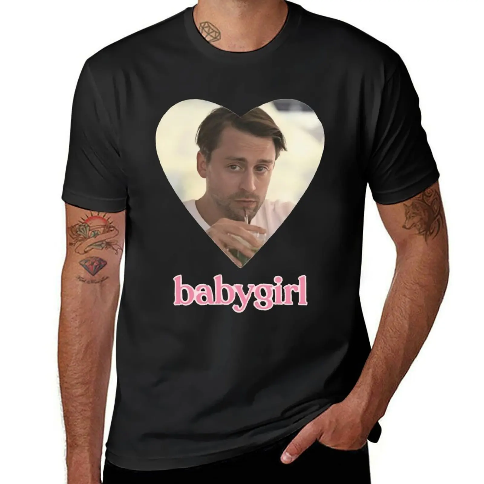 

Roman Roy is Babygirl T-Shirt customs korean fashion graphics plain white t shirts men