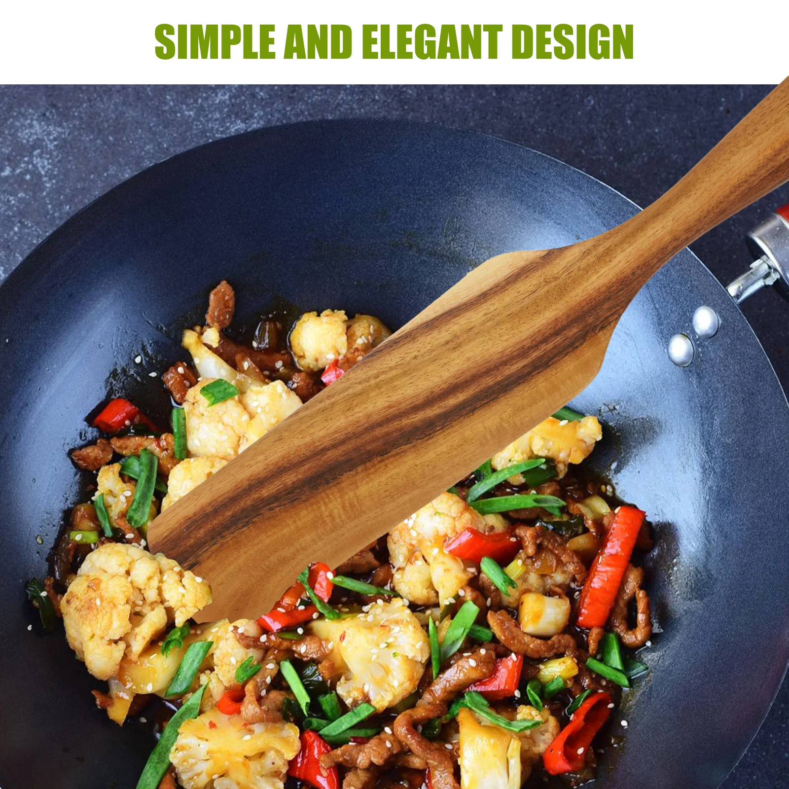 

Long Handle Wooden Spatula Kitchen Tool High Temperature Resistant For Cheese Turner Shovel Utensils Multifunction