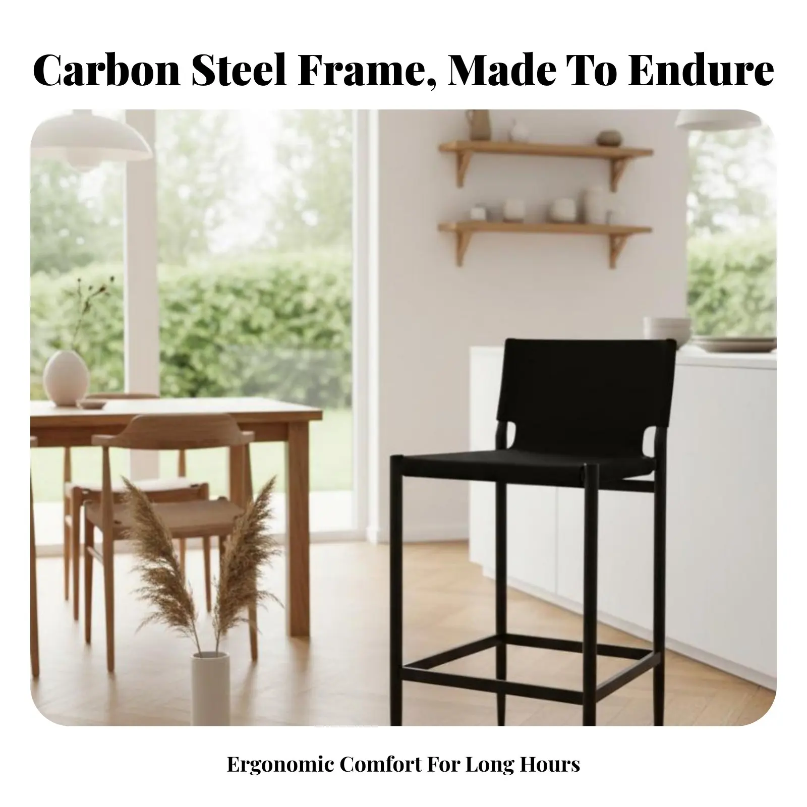 

Барный стул со спинкой: функциональный дизайн, минималистичная мебель для сидения, устойчивое основание-пьедестал для бистро