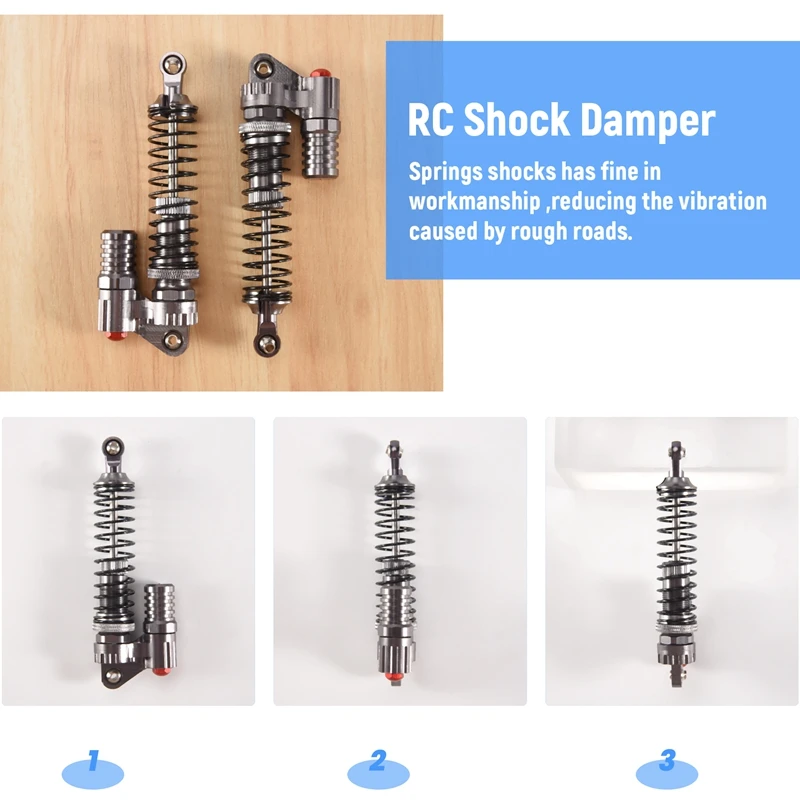 1:10 Rc Crawler Hydraulic Shock Absorber Alloy Rc Shock Damper For 1/10 Axial Scx10 90022 90028 90021 Rc4wd D90