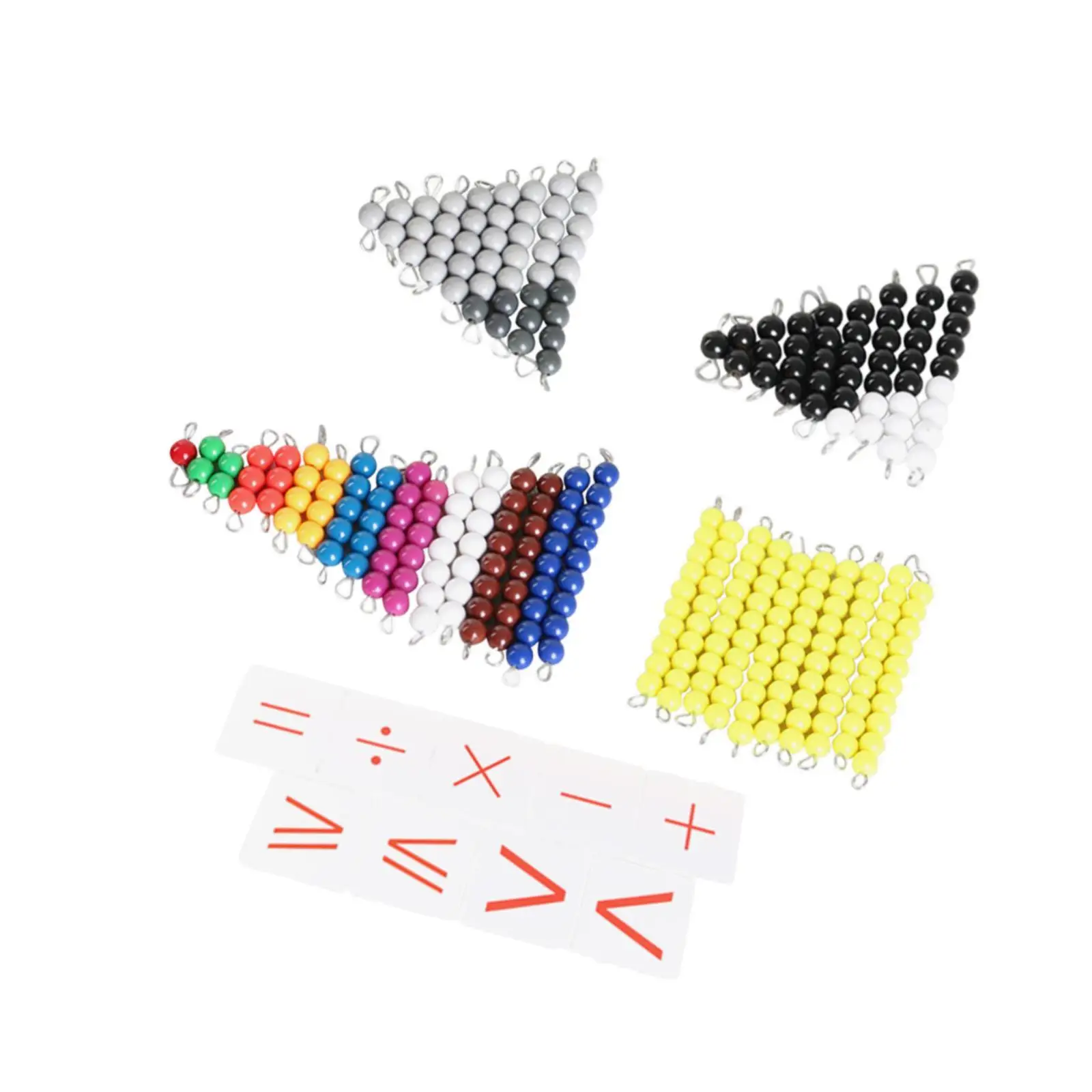 

Beads Counting Toy Kids Developmental Toy Montessori Math Toy Kids Boy Girls