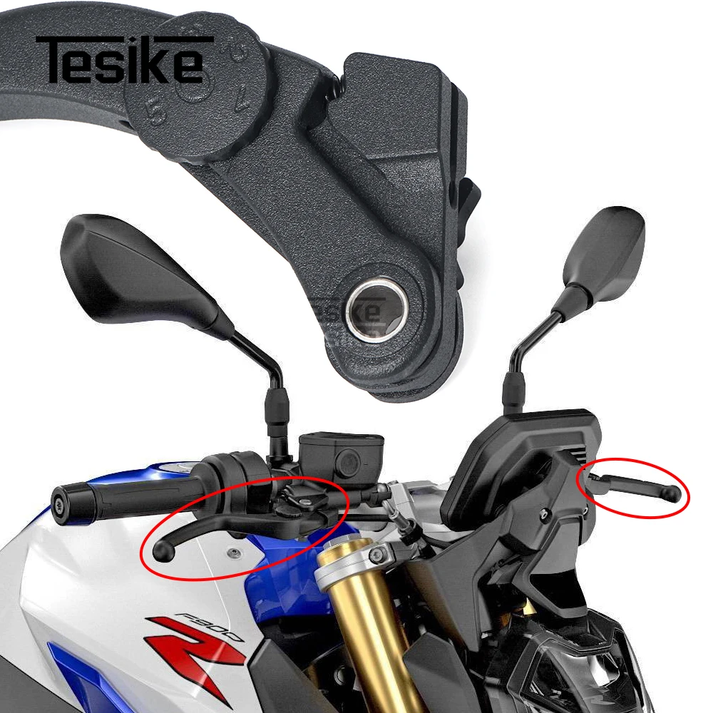 Motocicleta preta embreagem freio alavanca, alças de controle frontal para BMW F750GS F850GS ADV F900XR F900R S1000XR S1000R 2021 2022 2023