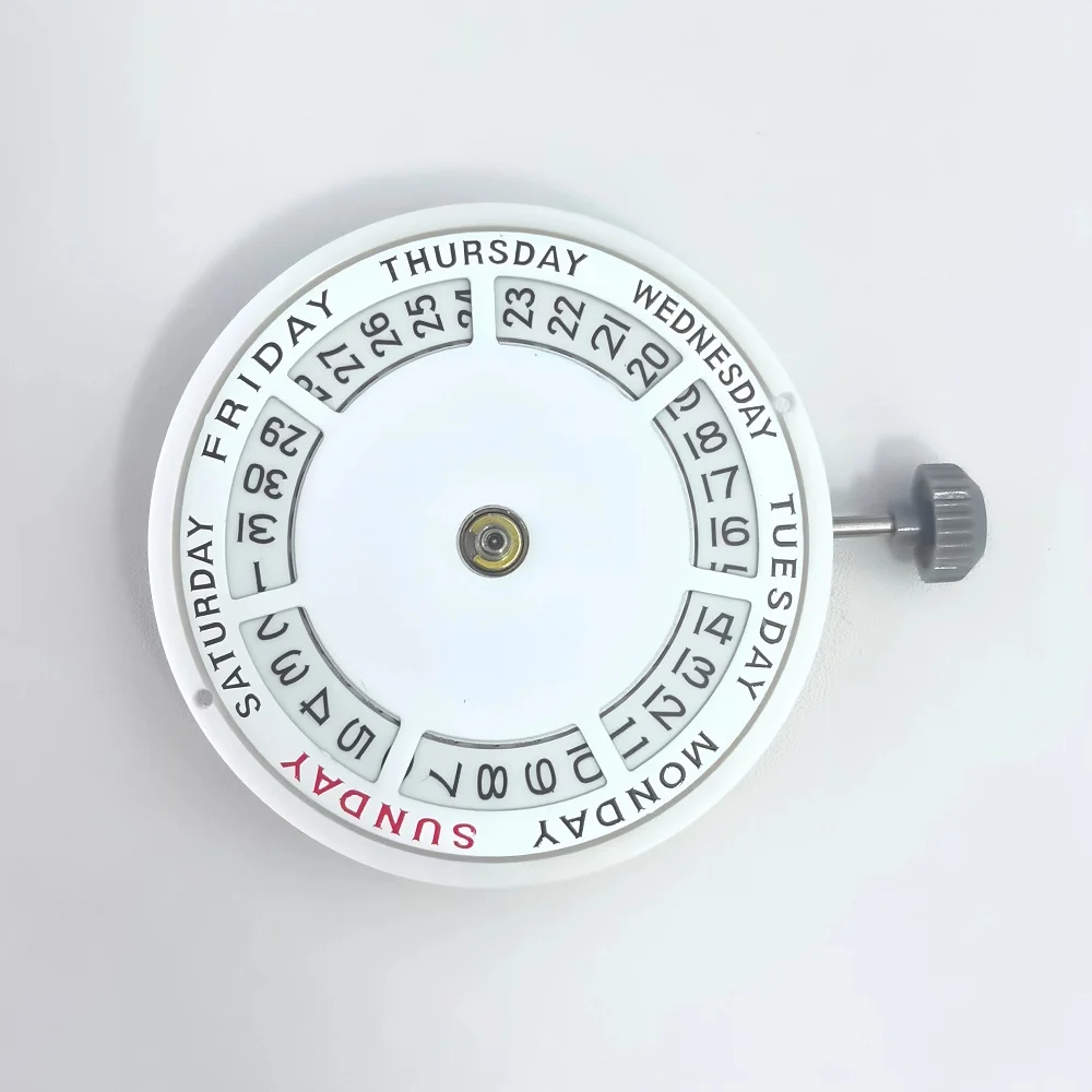 حركة ميكانيكية ميوتا 8285 ذاتية الملء، تتميز عرض التاريخ واليوم، 12:00/التاريخ عند الساعة 3:00، 21 جوهرة